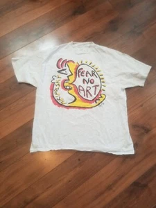 Camisa Rara Fear No Art Andre Miripolsky XL Gris Escher Monet Picasso basquiat  - Imagen 1 de 7