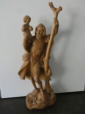 Heiliger Christophorus in Antike & Künstlerische Holzarbeiten (Ab