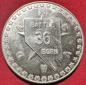 Medalla Tono Plata Centenario del Estado Nevada 1964 - Batalla 36 Nacida - Rara - Imagen 1 de 2