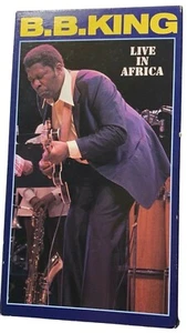 B.B. King "Live In Africa" 1989 VHS Tape HBO Video - Picture 1 of 3