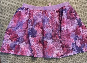 Justice sz 12 Multicolor Floral Sequined layered skort LN🌺 - Picture 1 of 4