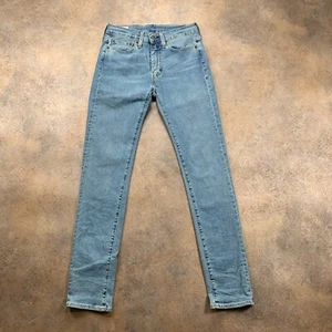 LEVI'S 519 Jeans Mens (29 Inch Waist) (32 Inch Leg) Skinny Fit Blue - Picture 1 of 14