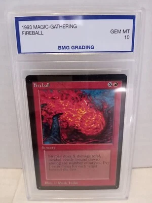MTG Beta Fireball BMg 10 Mint Magic the Gathering Vintage - Image 1 of 2