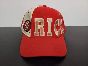 San Francisco 49ers Hat Cap Men Snap Back Red White Jerry Rice Starter Pro Line - Picture 1 of 11