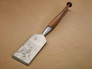 #21 Antique Vtg SAMSON UNION HW WITHERLY 3 1/2" Slick Timber Framing Wood Chisel - Picture 1 of 9