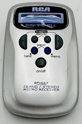 RCA RP1667 AM FM Stereo Radio Micro Receiver - Image 1 of 4
