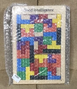 Nuevo Senteg Juguetes Madera Inteligencia Lógica Bloque Puzzle Juego Mental Colorido - Imagen 1 de 3
