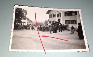 Gasthaus Löwe Kaufbeuren Oberammergau ? Versammlung 1930er 40er Altes Foto 5027 - Bild 1 von 4