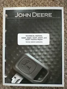 John Deere 9300T 9400T 9320T 9420T Track Tractor Repair Technical Manual - Picture 1 of 4