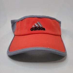 Adidas Women's Adizero Climacool Orange Logo Trim Visor Adjustable - Picture 1 of 7