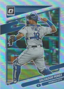 Donruss Optic Salvador Pérez 2021 #156 Prizm - Imagen 1 de 2