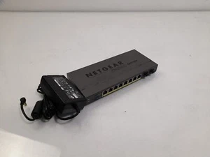 Netgear ProSafe GS110TP 8 Port Gigabit Managed Smart Switch - Picture 1 of 6