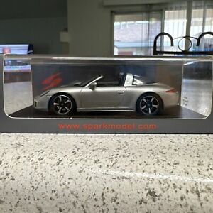 Porsche 991 Targa 4s Spark 1/43 New In Box Very Rare Only One Like This On eBay