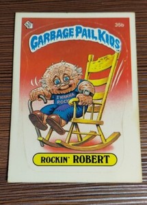 GLOSSY 35b * Rockin' Robert OS1 GPK 1985 Topps Garbage Pail Kids Series 1 USA