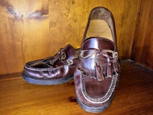 DOCKERS Tassel Kiltie Dress Casual Leather Loafers Oxfords Mens Shoes Sz 8 👠b1 - Picture 1 of 7