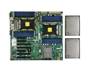 Supermicro X11DPH-i  LGA3647 C621 Server +2x Intel Xeon Gold 6138 1.8Ghz 20c/40t - Picture 1 of 6