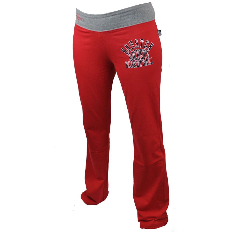 NBA 4 Her UNK Houston Rockets Overtime Basketball Sweat Pants Women Ladies  - Image 1 of 1
