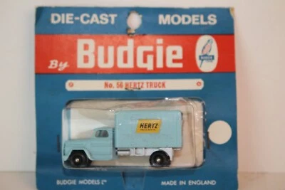 Camión de alquiler Budgie #56 Hertz años 60 con embalaje original Foto 1 de 4