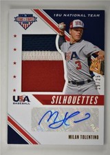 2020 Stars & Stripes USA Auto Jerseys Prime #USJ-MT Milan Tolentino /25
