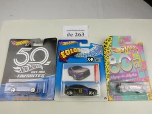 3 Hot Wheels 1:64 50 Favorites, color shifters, años 80, embalaje original de colección - #e263 - Imagen 1 de 11
