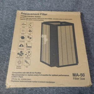 Filtre de remplacement pour purificateur d'air domestique MA-50 4 faces H13 HEPA - Photo 1/3