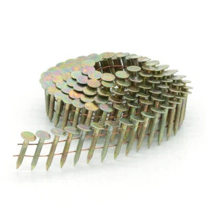Coil-Dachpappnägel 20-38mm verzinkt feuerverzinkt Pappnägel Breitkopfnägel - Bild 1 von 12