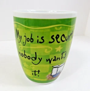 HISTORY AND HERALDRY "ITS ONLY A JOB" PORCELAIN TEA/COFFEE MUG - Picture 1 of 5