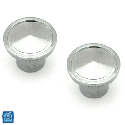 Chevrolet Chevelle Impala Nova 1964-1966 perillas de radio exteriores par cromado fundido a presión Foto 1 de 3