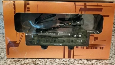 SYMA S026 RC CHINOOK ARMY TWIN ROTOR HELICOPTER GREEN US BOEING CARGO TRANSPORT - Image 1 of 3