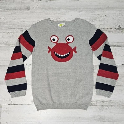 CRAZY 8 "Cool Frontier" Boys 5T Gray Monster Sweater Long Sleeve - Image 1 of 4