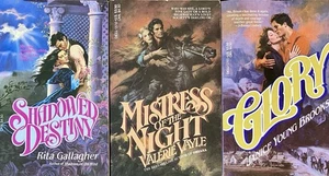 (2 pb) 1985 DELL historical romance Rita GALLAGHER Valerie VAYLE  Bodice Ripper - Bild 1 von 3