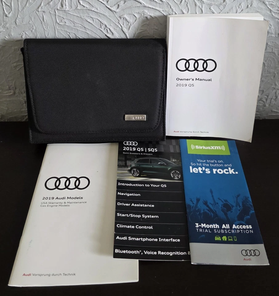 2019 AUDI Q5 SQ5 QUATTRO OWNERS MANUAL "18 YEARS ON EBAY" - Image 1 of 1