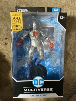 NEW Mcfarlane  DC Multiverse Gold Label Captain Atom Walmart Exclusive MIP! - Image 1 of 4