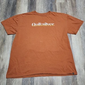 Quicksilver Boardriding Co. Kurzarm T-Shirt Herren Gr. XXL 2XL Orange - Bild 1 von 7