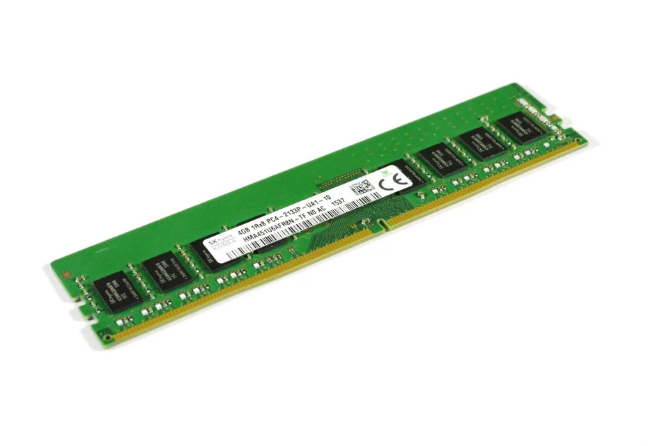 SK Hynix PC4-17000U (DDR4-2133) 4GB DIMM 288pin Desktop PC Memory Model: HMA451U - Image 1 of 1