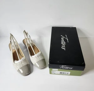 Trotters DEA Grey Python - Women's - Dress / Pumps - Size 6.5 Cap Toe - Picture 1 of 4
