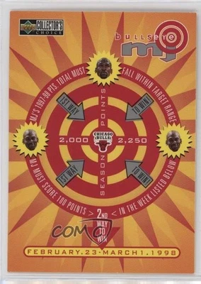 1997-98 Upper Deck Collector's Choice MJ Bullseye Contest Michael Jordan #B8 HOF - Image 1 of 2