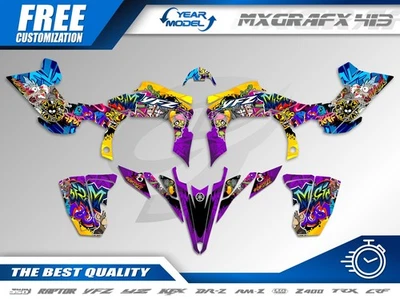 Graphics Kit for YAMAHA YFZ 450R 2009 2010 2011 2012-2013 graphics kit stickers - Image 1 of 4