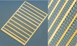 Matho Models 80008 Multi-Scale 1.5, 2.0mm Letters Photo-Etch - Bild 1 von 1