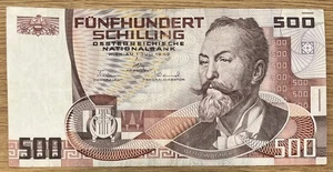 Austria 500 schilling 1985 P#151 VF - Picture 1 of 2