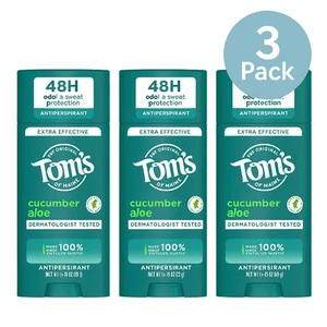 Tom’s of Maine Extra Strength Antiperspirant – Pack of 3 (3.25 oz each) - Picture 1 of 1