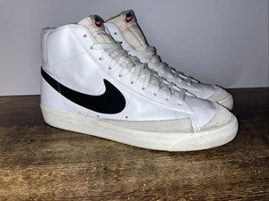 Nike Blazer Mid 77 Vintage Mens Size 12 White Black Athletic Shoes Sneakers - Picture 1 of 6