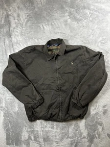 Polo Ralph Lauren Vintage Jacke Größe L Y2K kariert braun - Bild 1 von 13
