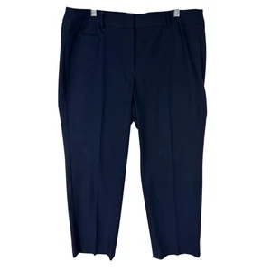 TALBOTS Women's Petite Pants Size 14WP Blue Straight Leg Relaxed - Picture 1 of 8