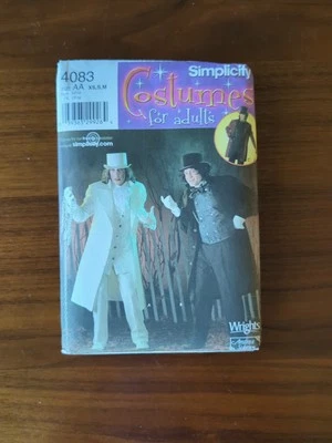 NEW Simplicity 4083 Men's Costume Sewing Pattern Size XS-Med UNCUT - Image 1 of 2