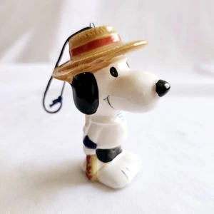 Selten Snoopy 70er Japan Porzellan Ornament Vintage International Serie Italien 3 Zoll - Bild 1 von 6