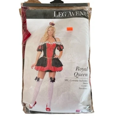 Fantasia Leg Avenue Royal Queen Adulto Grande - Imagem 1 de 4