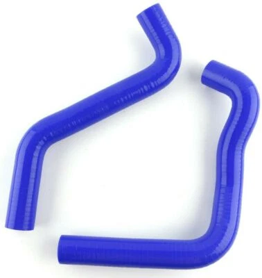 CMS Silicone Radiator Coolant Hose Blue For 1984-1988 Pontiac Fiero 2.5L/2.8L MT - Image 1 of 4