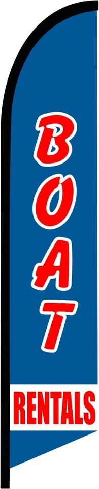 LETRERO BANDERA PLUMA SWOOPER ALQUILER BARCO 8441 Foto 1 de 1