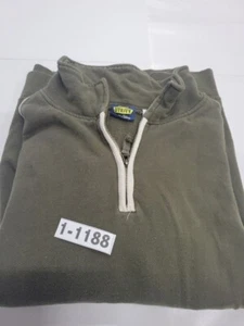 Old Navy Kids size large green pullover with white stripe on sleeves - Picture 1 of 3